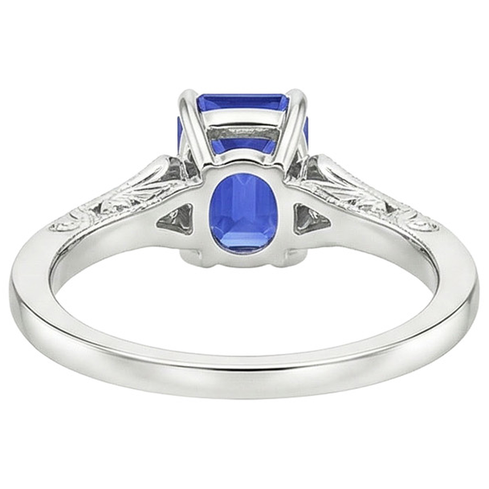 echter round diamant 3.25Karat ring Seitenansicht