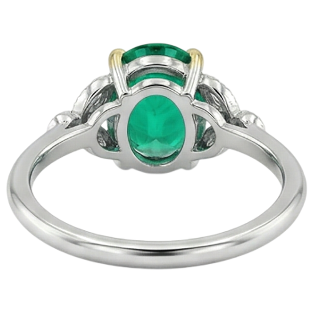 Premium Schmuckstein-Ring 2 Karat – Detailansicht