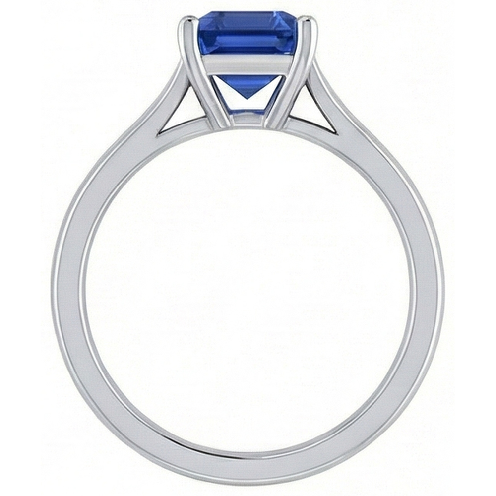 echter diamant 2Karat ring Profilansicht