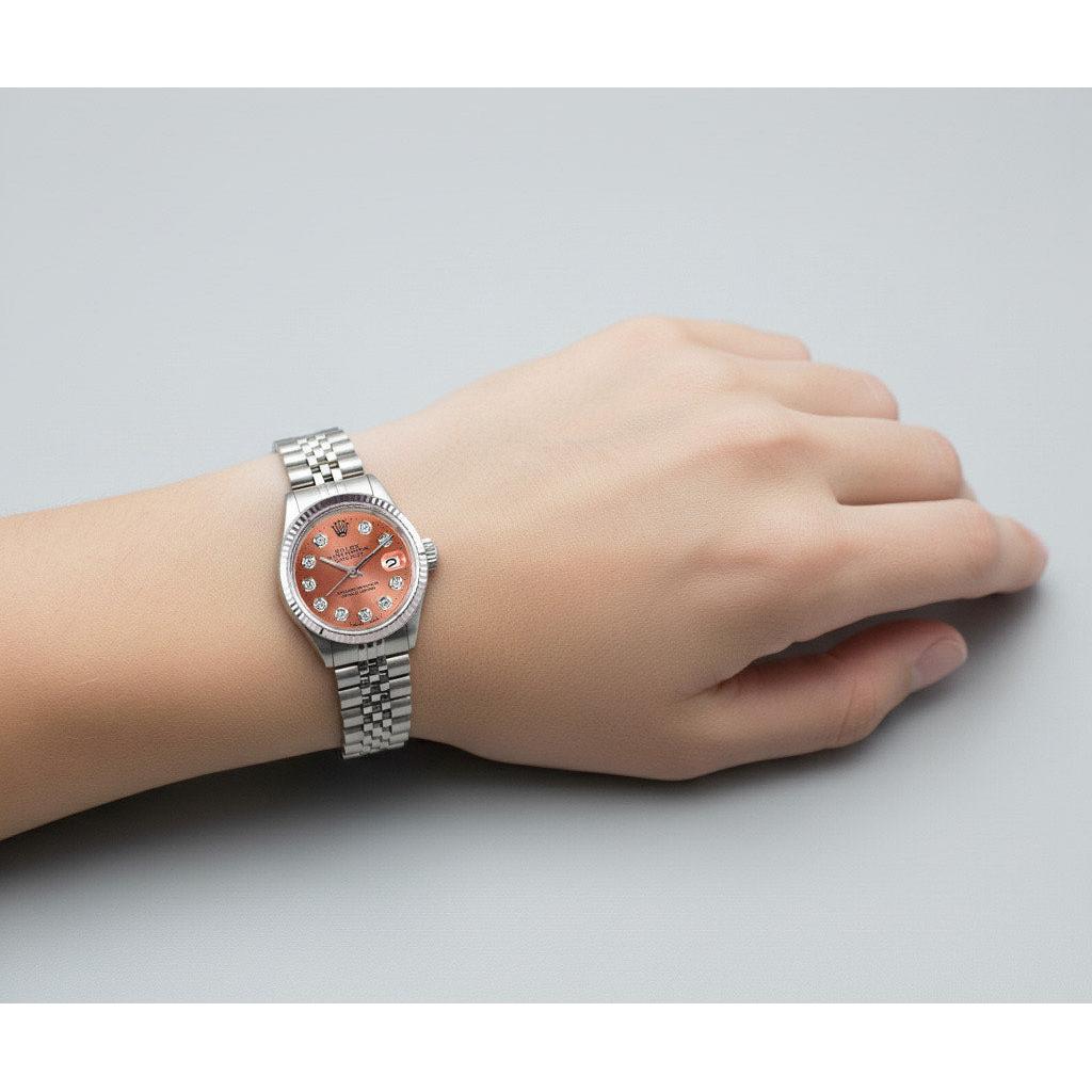 Damenuhr Rolex Date-Just Edelstahl Jubilee P5