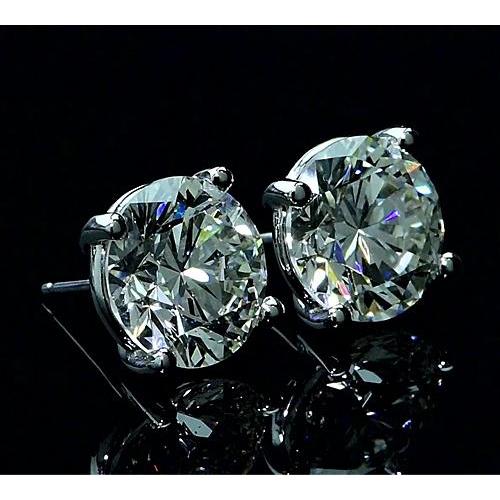 Diamant Ohrstecker 6 Karat Weißgold 14K - harrychadent.de