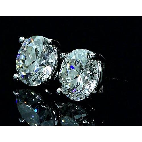 Diamant Ohrstecker 6 Karat Weißgold 14K - harrychadent.de