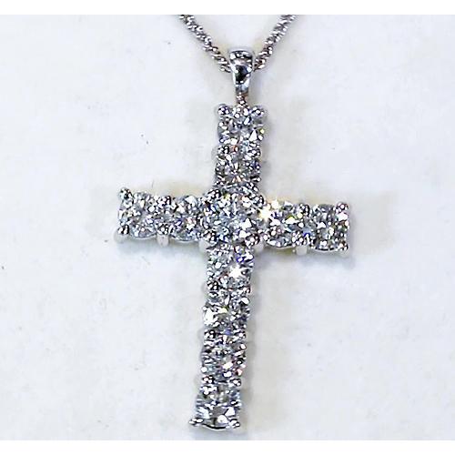 Diamantkreuz Anhänger 3 Karat - harrychadent.de