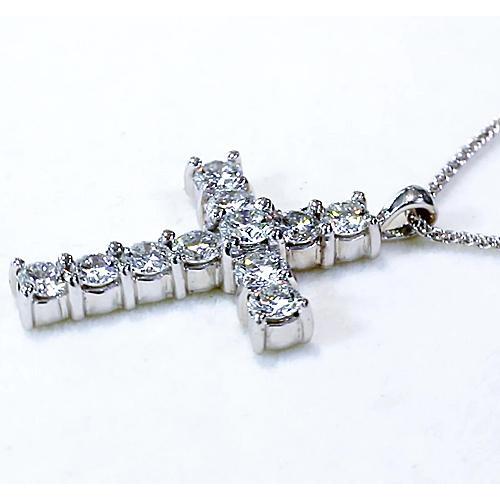 Diamantkreuz Anhänger 3 Karat - harrychadent.de