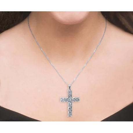 Diamantkreuz Anhänger 3 Karat - harrychadent.de