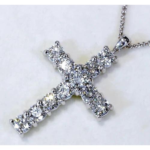 Diamantkreuz Anhänger 3 Karat - harrychadent.de