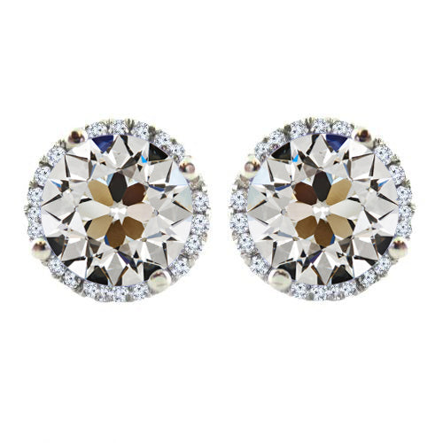 Ohrhänger 14K Weißgold mit Brillant – Hauptansicht
