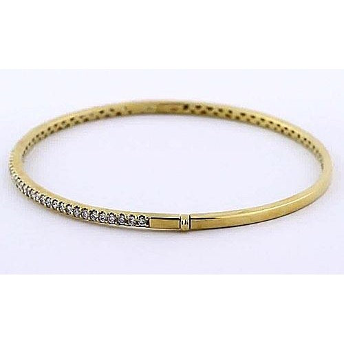 Echt Damen Diamant Armreif 5 Karat Gelbgold 14K Schmuck Neu
