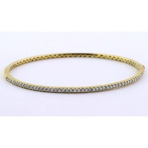 Echt Damen Diamant Armreif 5 Karat Gelbgold 14K Schmuck Neu
