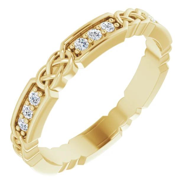 Echt Diamant Ehering Vintage Style 1,80 Karat