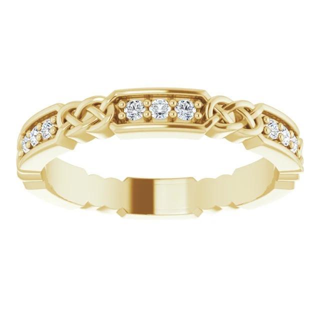 Echt Diamant Ehering Vintage Style 1,80 Karat