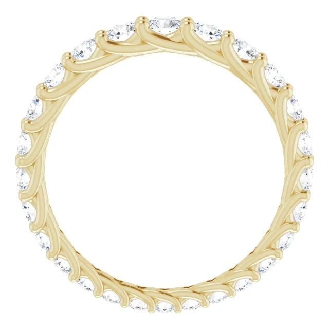 Echt Diamant Eternity Band 1,30 Karat Spalierfassung Damen Schmuck Neu