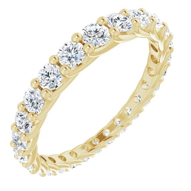 Echt Diamant Eternity Band 1,30 Karat Spalierfassung Damen Schmuck Neu