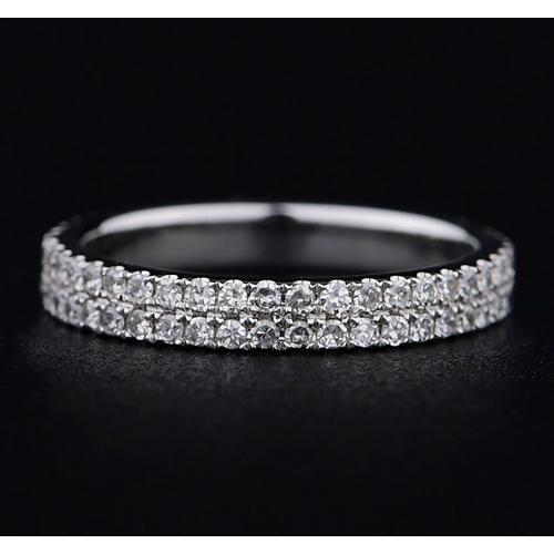 Echt Diamant Eternity Ehering 5 Karat Damenschmuck Neu