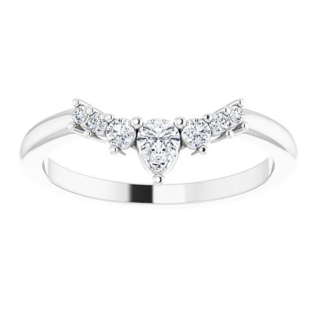 Echt Diamant-Hochzeits-Jubiläumsband 0,75 Karat Damenschmuck