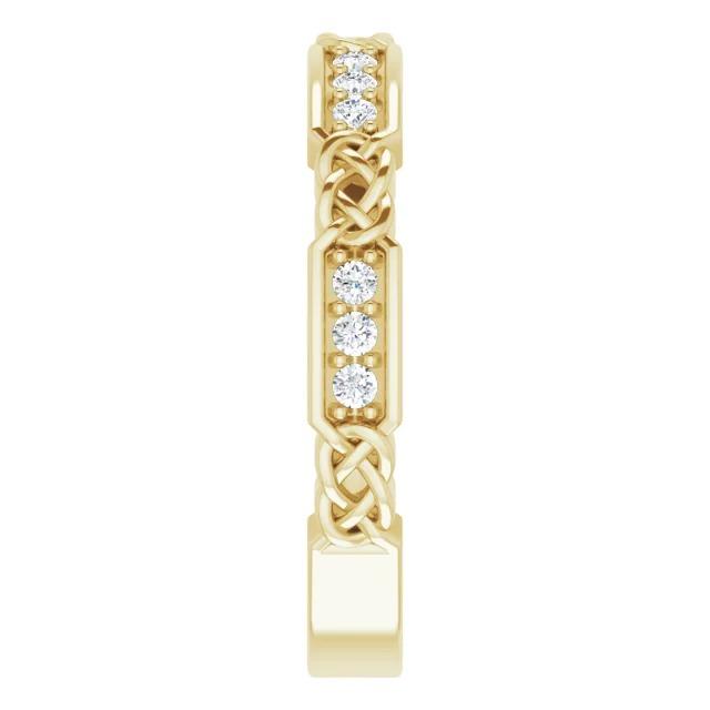 Echt Diamant-Jubiläumsband 0,40 Karat