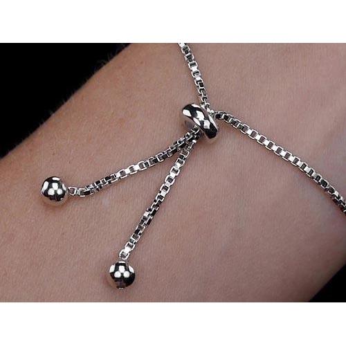 Echt Diamant Kettenarmband 4.20 Karat Unendlichkeitssymbol Damen 14K
