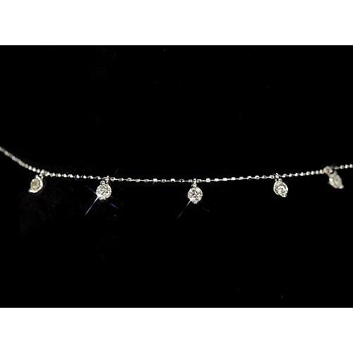 Echt Diamant Kettenarmband Krappenset 1,50 Karat Damen Schmuck