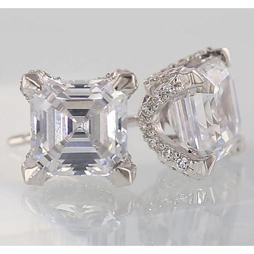 Echt Diamant Ohrstecker 1,50 Karat Asscher