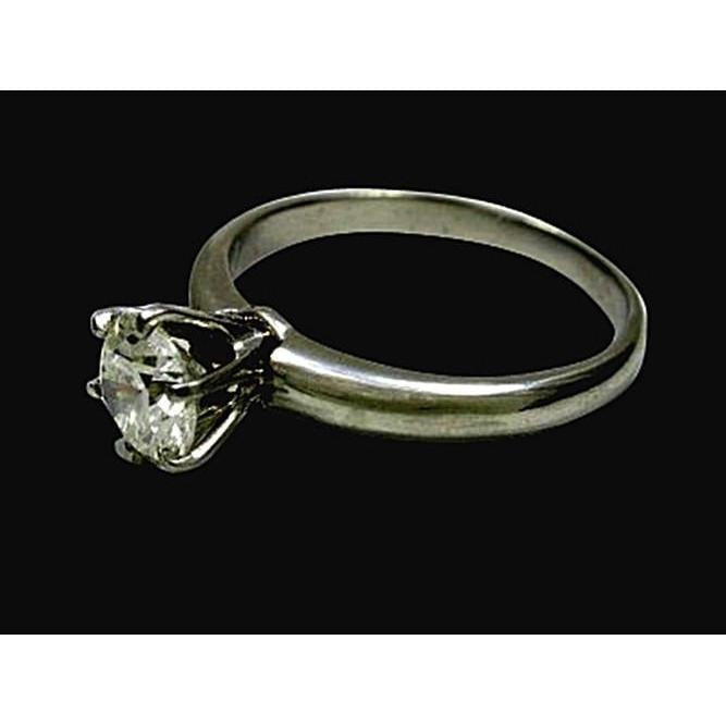 Echt Aus der Erde Abgebauter Natürlicher Diamant Solitaire Ring Damen Schmuck 1.01 Karat Weißgold