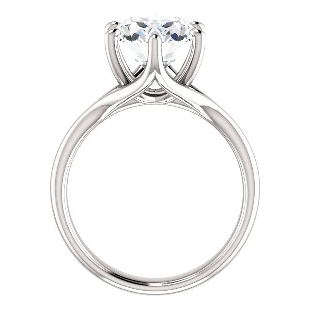 Echt Diamant Solitaire Verlobungsring 5 Karat Split Shank Damen Schmuck