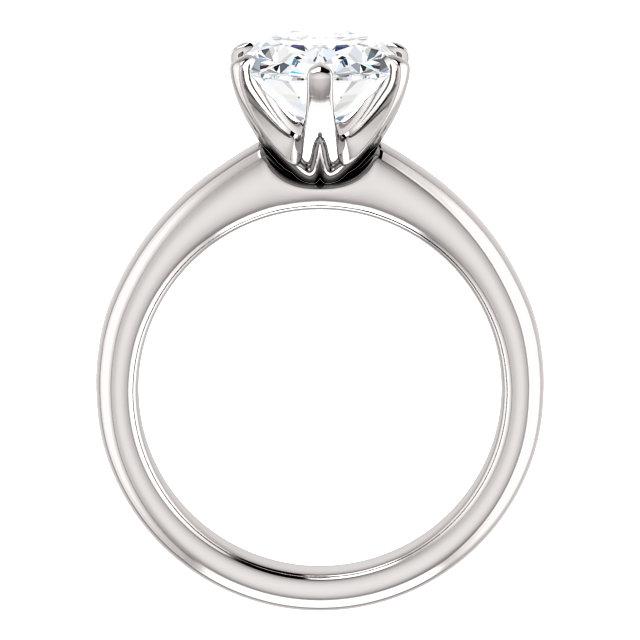 Echt Diamant-Solitär-Verlobungsring 5,10 Karat Krappenfassung Schmuck