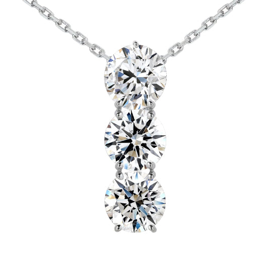 Echt Aus der Erde Abgebauter Natürlicher Diamant Vergangenheit Gegenwart Zukunft Reise Anhänger