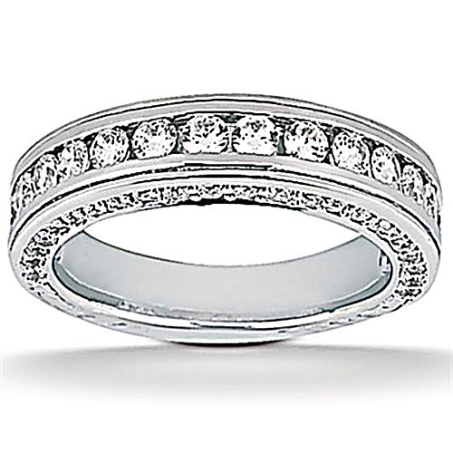 Echt Diamant-Verlobungsband-Set 3,50 Karat Goldring