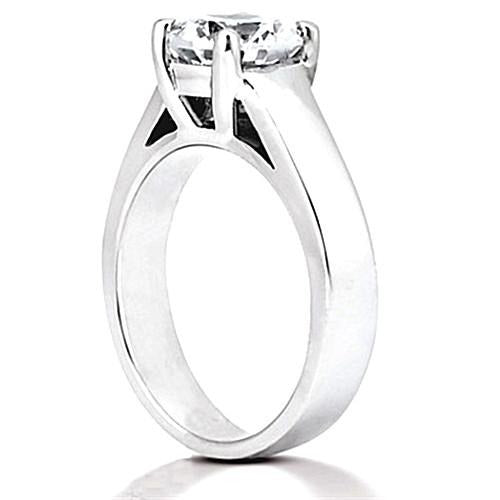 Echt Aus der Erde Abgebauter Natürlicher Diamant-Verlobungsring Prong Style 0,75 ct. Solitär Gold