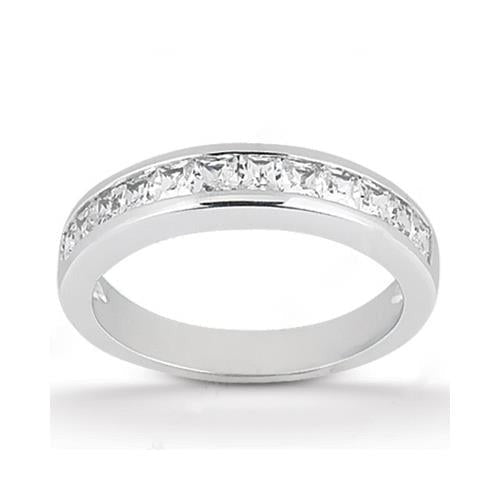 Echt Diamant-Verlobungsring-Set 2,85 Karat rund und Princess Cut