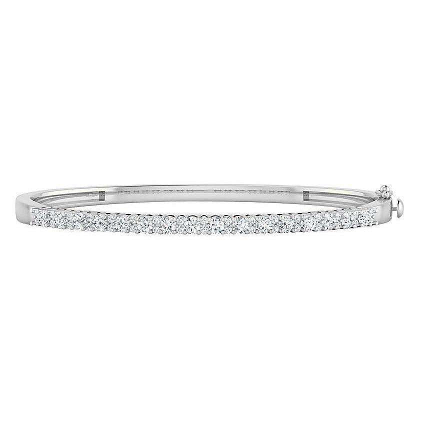 Echt DiamantDamen Tennisarmband 2.50 ct 14K Weißgold
