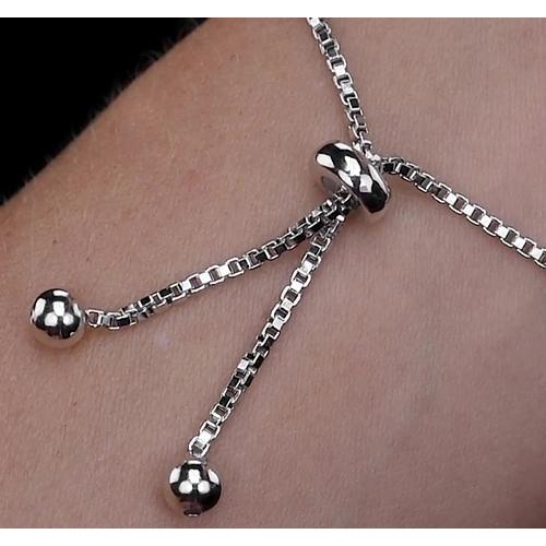 Echt Diamantarmband Herz 4 Karat Damen 14K