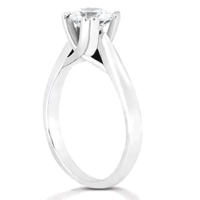 Echt Aus der Erde Abgebauter Natürlicher Diamantring in Trellis-Fassung, 3 Karat