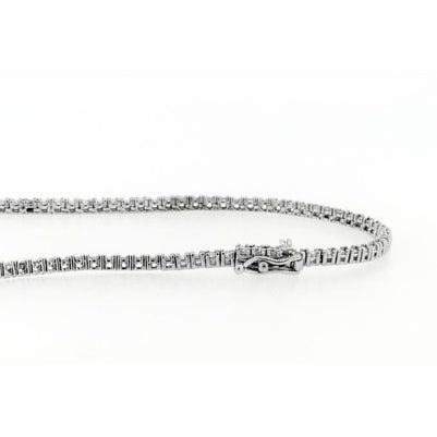 Echt Gold-Tennis-Aus der Erde Abgebauter Natürlicher Diamant-Halskette
