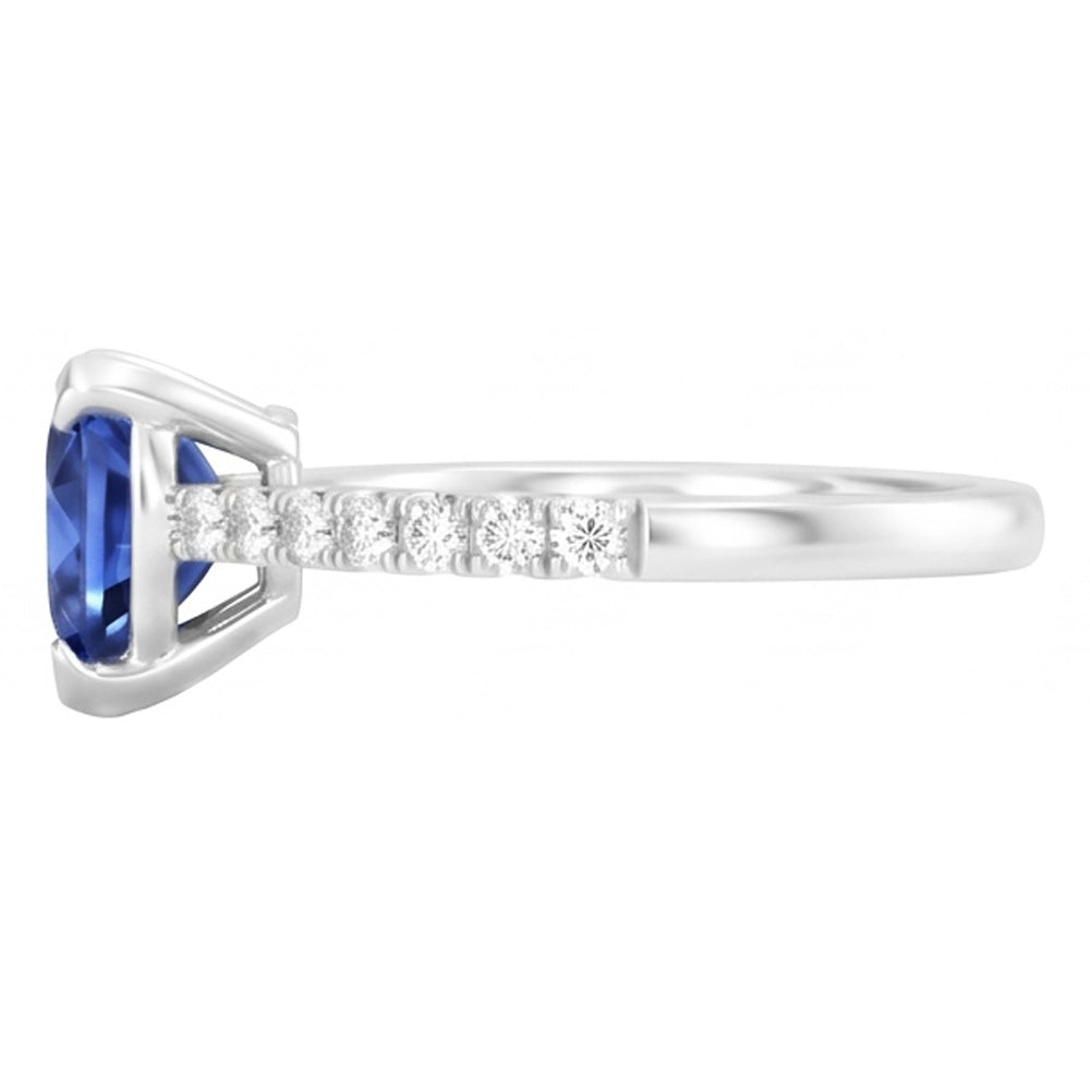 Echt Saphir Verlobung Ring