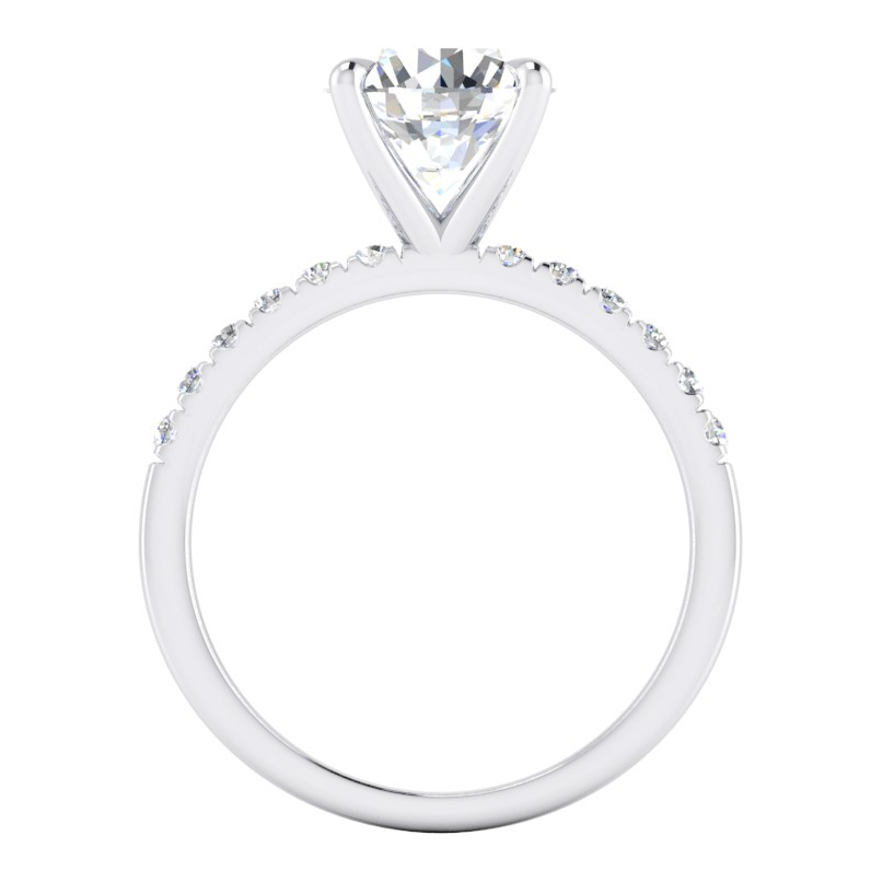 Echt_Diamant_Verlobungs_ring_ 2,50 Karat_Runde_Diamanten_Weißgold_14K