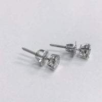 1 karat runde diamantohrstecker