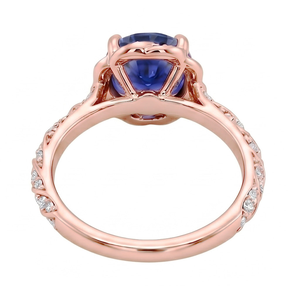 Echter Diamant Ring 3.50 Karat - Roségold