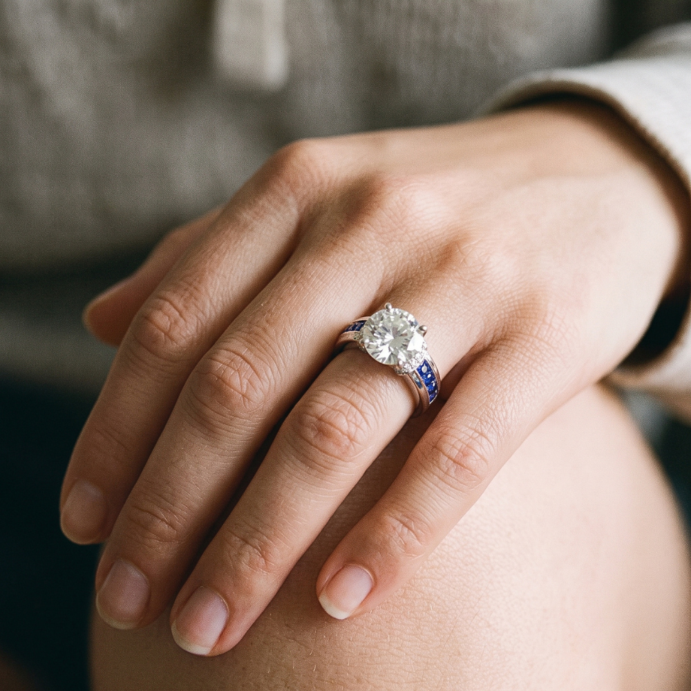 Echter Diamant Ring 3 Karat