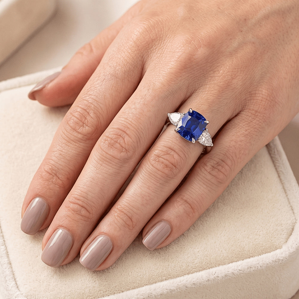 Echter Diamant Ring 4 Karat - 14K Roségold