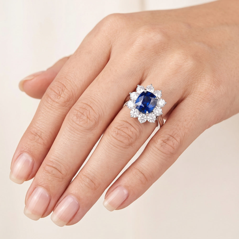 Echter Saphir Ring 3.50 Karat