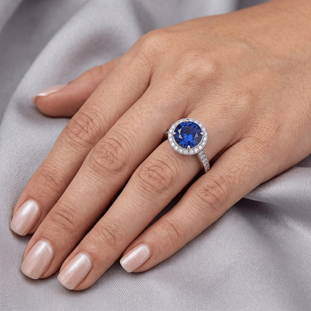Echter Saphir Ring 3 Karat