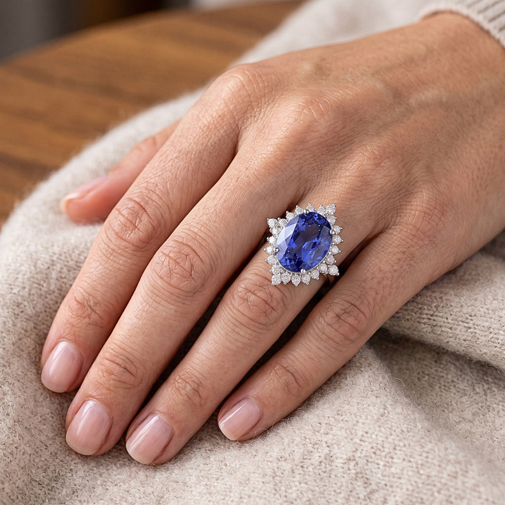 Echter Saphir Ring 8.51 Karat