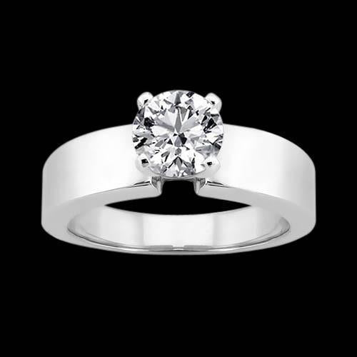 2,50 karat runder diamant jubiläumsring solitär