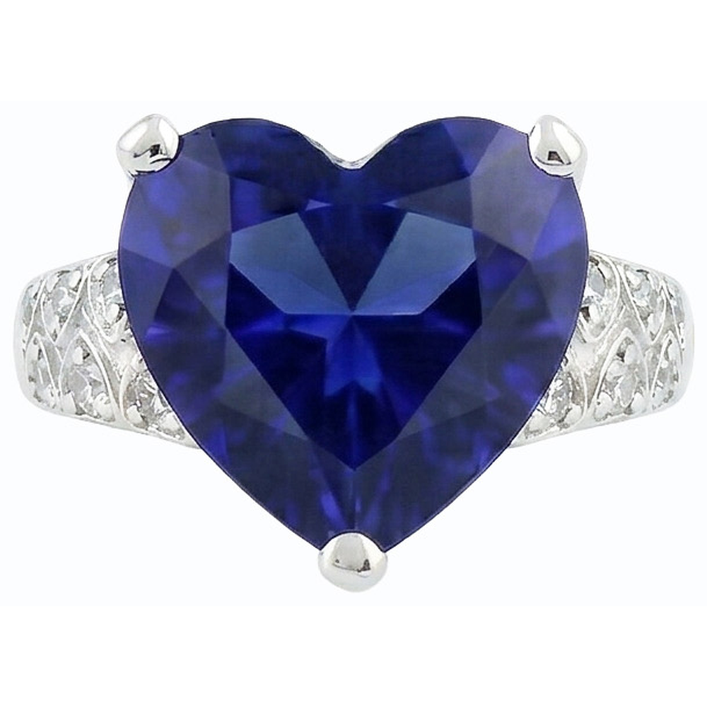 echter round diamant 4Karat ring Draufsicht