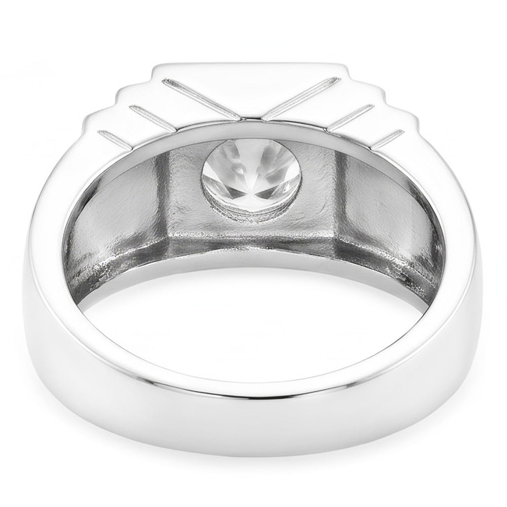 Edler Diamant im Old Mine Cut Solitär-Ring 2 Karat – 14 Karat