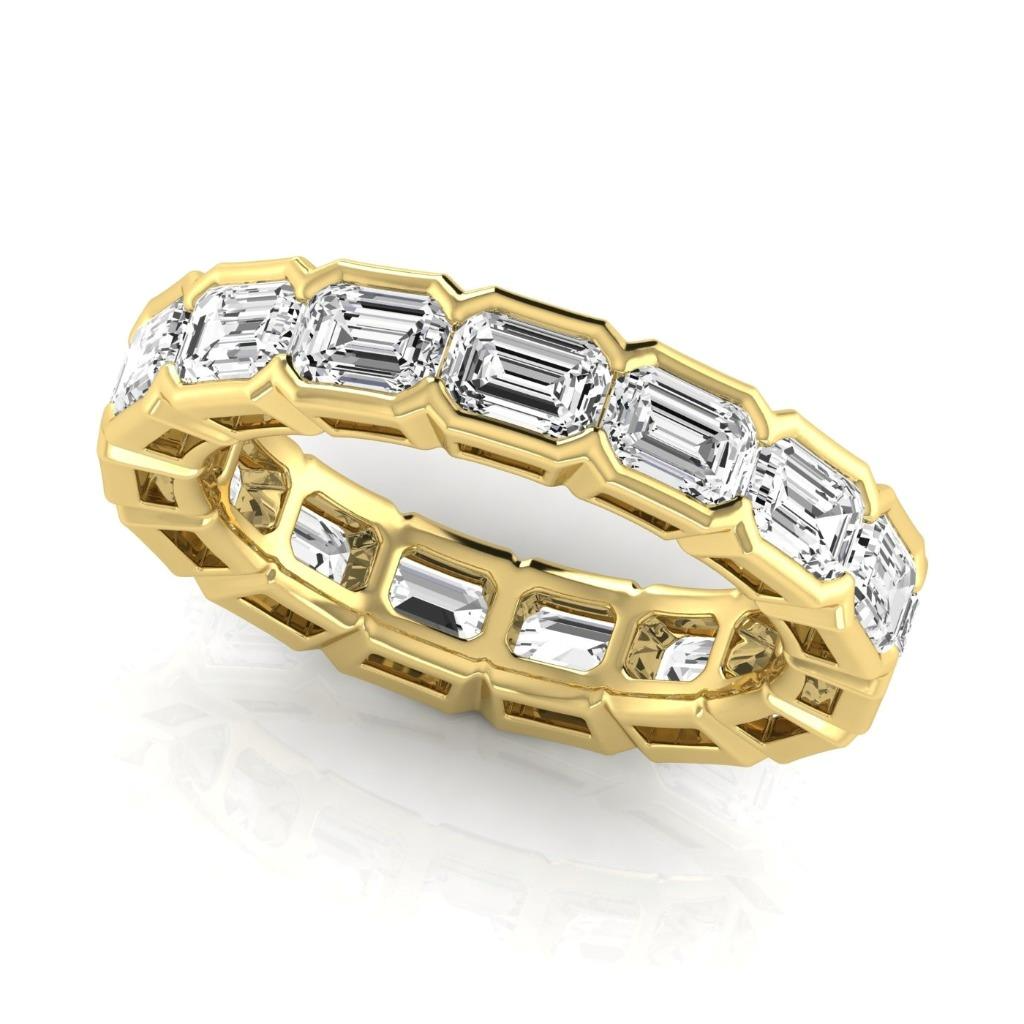 Diamant Eternity Band – Seitenansicht