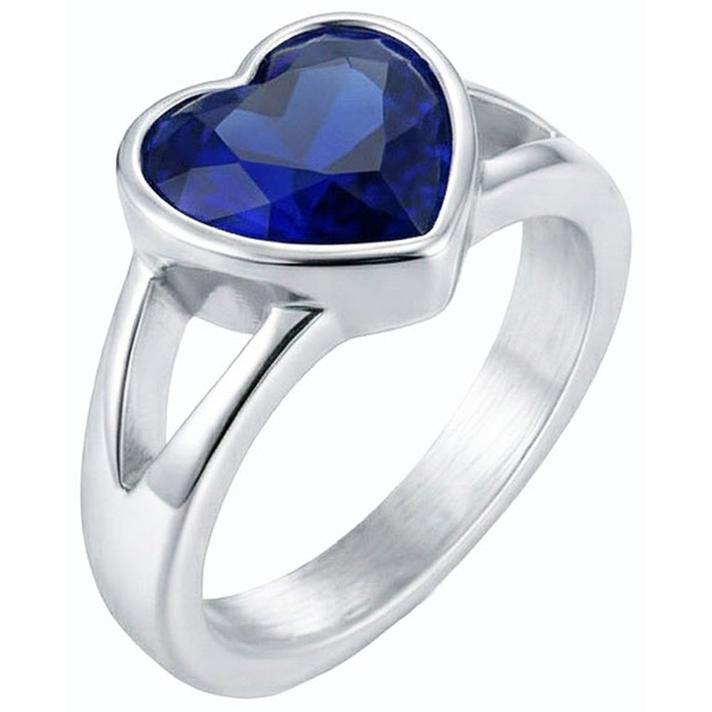 echter heart diamant 3Karat ring Draufsicht