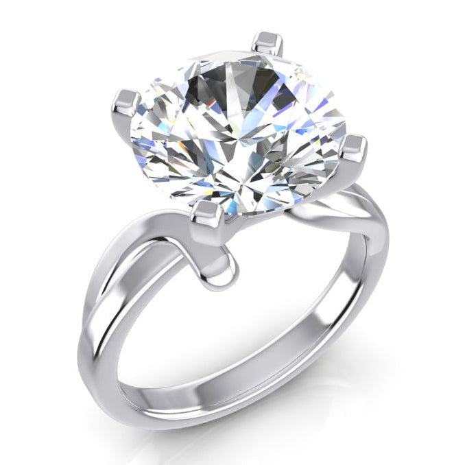 Großer 6-Karat-Solitär-Echt Diamantring