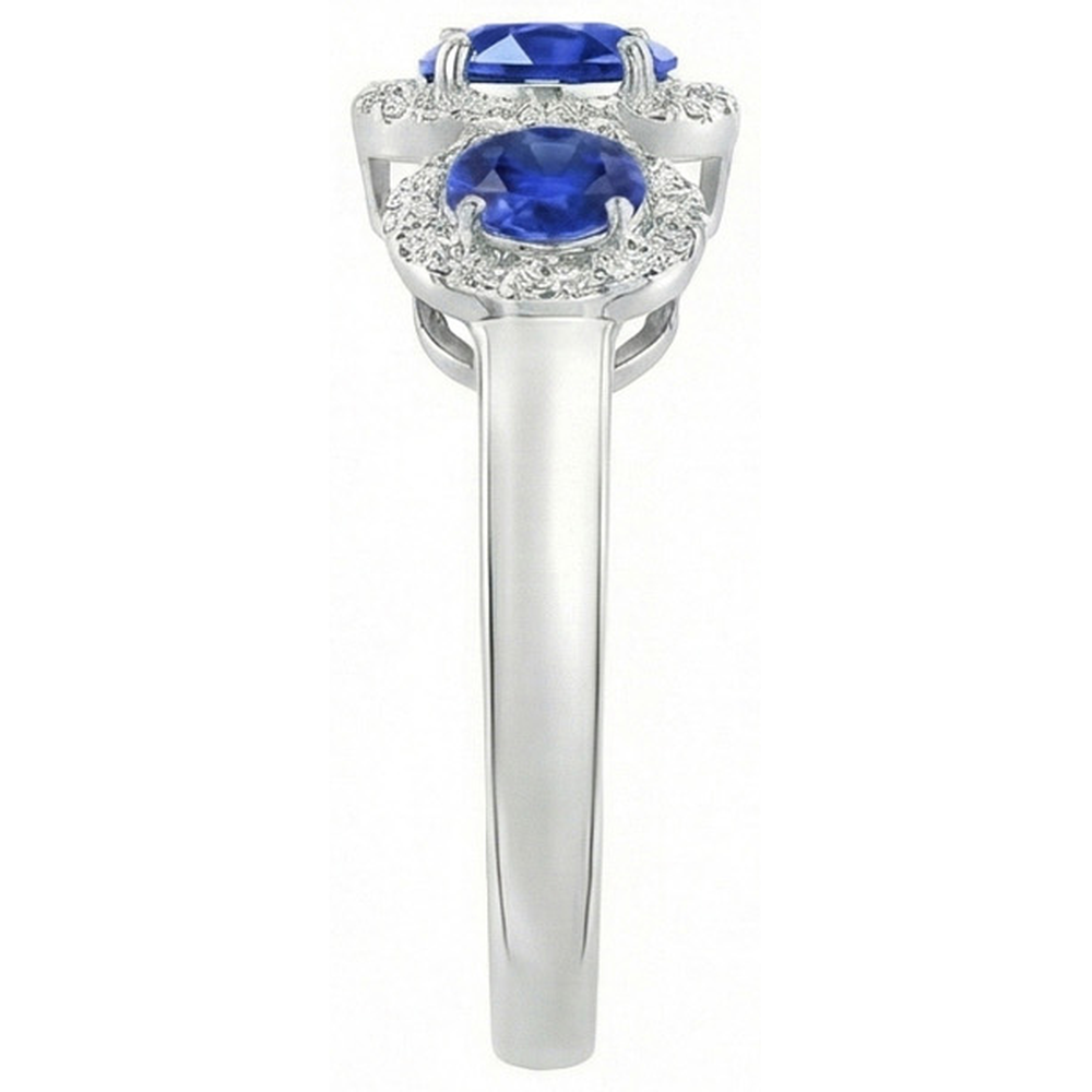 echter round diamant 4.50Karat ring auf Weiß
